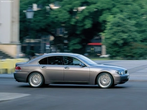 silver, E65, Street, BMW 7