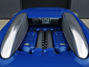 Bugatti Veyron Bleu Centenaire, Engine