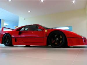 @, Ferrari F 40, Black