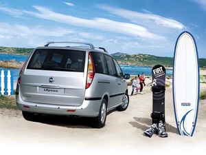 Fiat Ulysse, snowboard