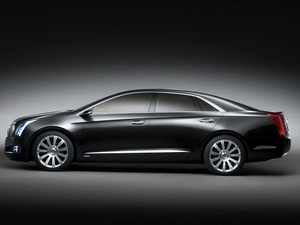 model, Cadillac XTS, flag