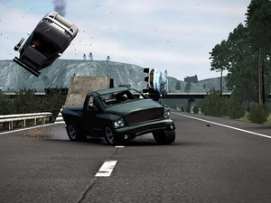 game, accident, road