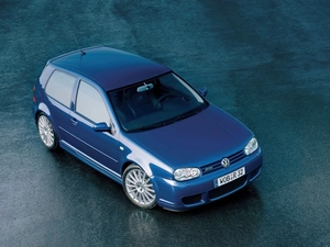 Golf 4, blue