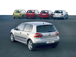 Golf 4, Golf 5, Golf 2, Golf 3, Golf 1