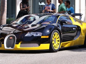 Bugatti Veyron, yellow, Granate