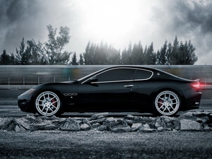 light, Automobile, Maserati GranTurismo