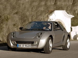 Gray, Smart Roadster