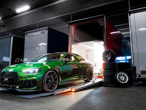 coupe, green ones, Audi RS5