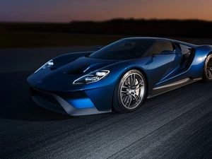 2016, blue, Ford GT