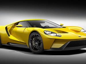 2017, Yellow, Ford GT