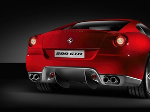 Back, GTB, bumper, Ferrari 599