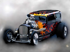 Hot Rod, Flames