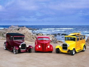 HotRod, Three, cars