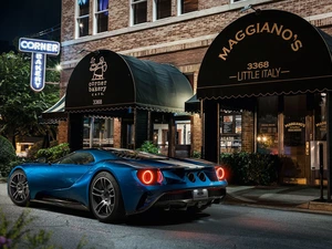 cafe, Ford GT, house