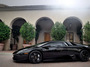 House, Black, Lamborghini