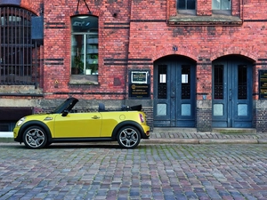 tenement-house, Mini Cabrio, Old