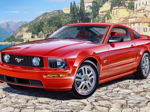 Ford Mustang, Coast, Houses