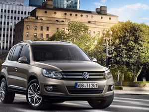 Volkswagen Tiguan, Street, Houses