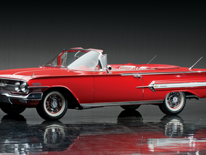 1960, Red, Chevrolet Impala