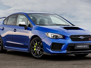 Front, Blue, Subaru Impreza WRX STI
