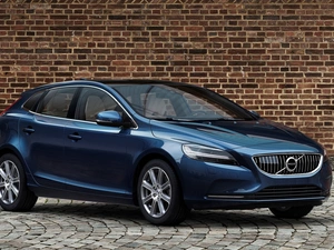 Volvo V40 T5 Inscription, wall, brick, 2017
