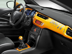 Racing, Citroen DS3, interior