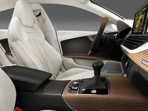 Wood, Audi A7, interior