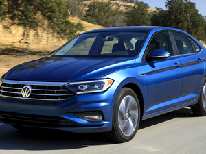 Way, blue, Volkswagen Jetta