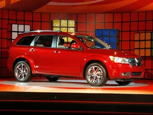 Dodge Journey, bloody, red, saloon