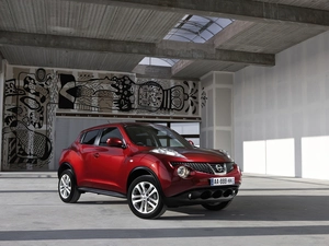 Nissan, headlights, Graffiti, Juke