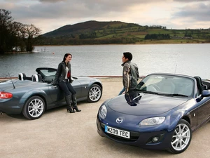 Mazda mx-5, lake