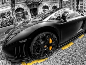 Black, Gallardo, Cloth, Lamborghini