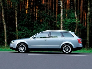 trees, viewes, AVANT, Left Profile, Audi A4