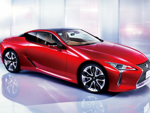 2017, Red, Lexus Lc 500