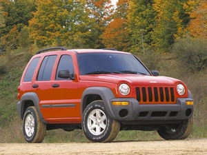 4x4, Red, Jeep Liberty