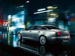 town, Jaguar XJ, light