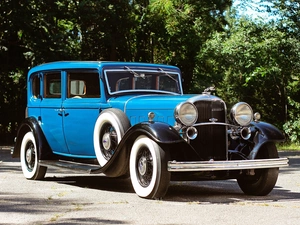blue, Automobile, antique, Lincoln