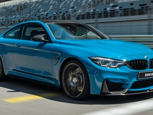 coupe, Blue, BMW M4