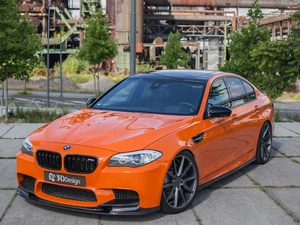 F10, Orange, BMW M5 by Carbonfiber Dynamics