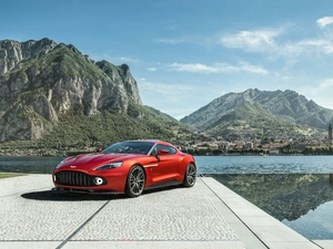 2016, Red, Aston Martin Vanquish Zagato