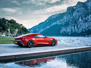 2016, Red, Aston Martin Vanquish Zagato