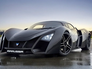 headlights, black, Marussia B2