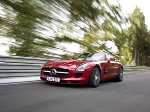 figure, Mercedes Benz SLS, Beauty
