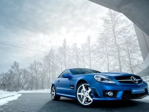 blue, Benz, AMG, Mercedes