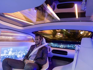 Mercedes, interior, Limousine