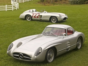 vintage, Mercedes 300 SLR