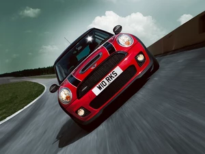 race, Mini Cooper S, track