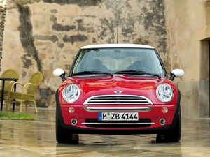 Grill, Front, Mini Cooper