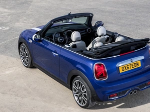 blue, Convertible, 2019, Mini Cooper S