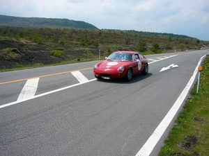 antique, Abarth 1000 Mono, road, Red